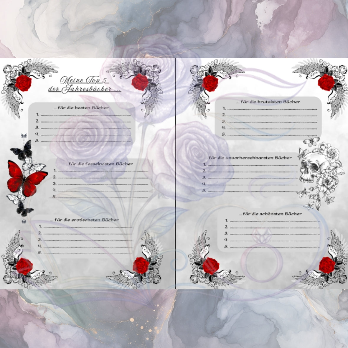 Dark Romance Book Journal
