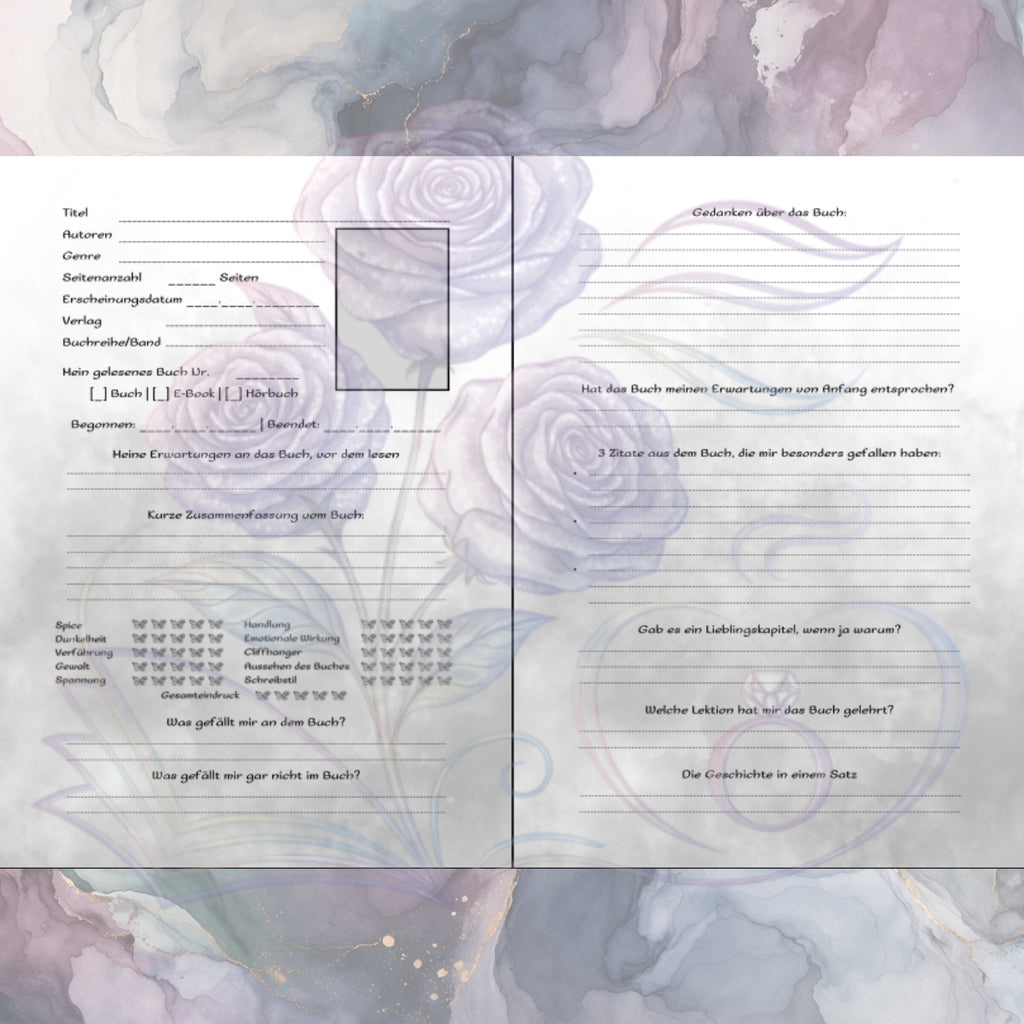 Dark Romance Book Journal