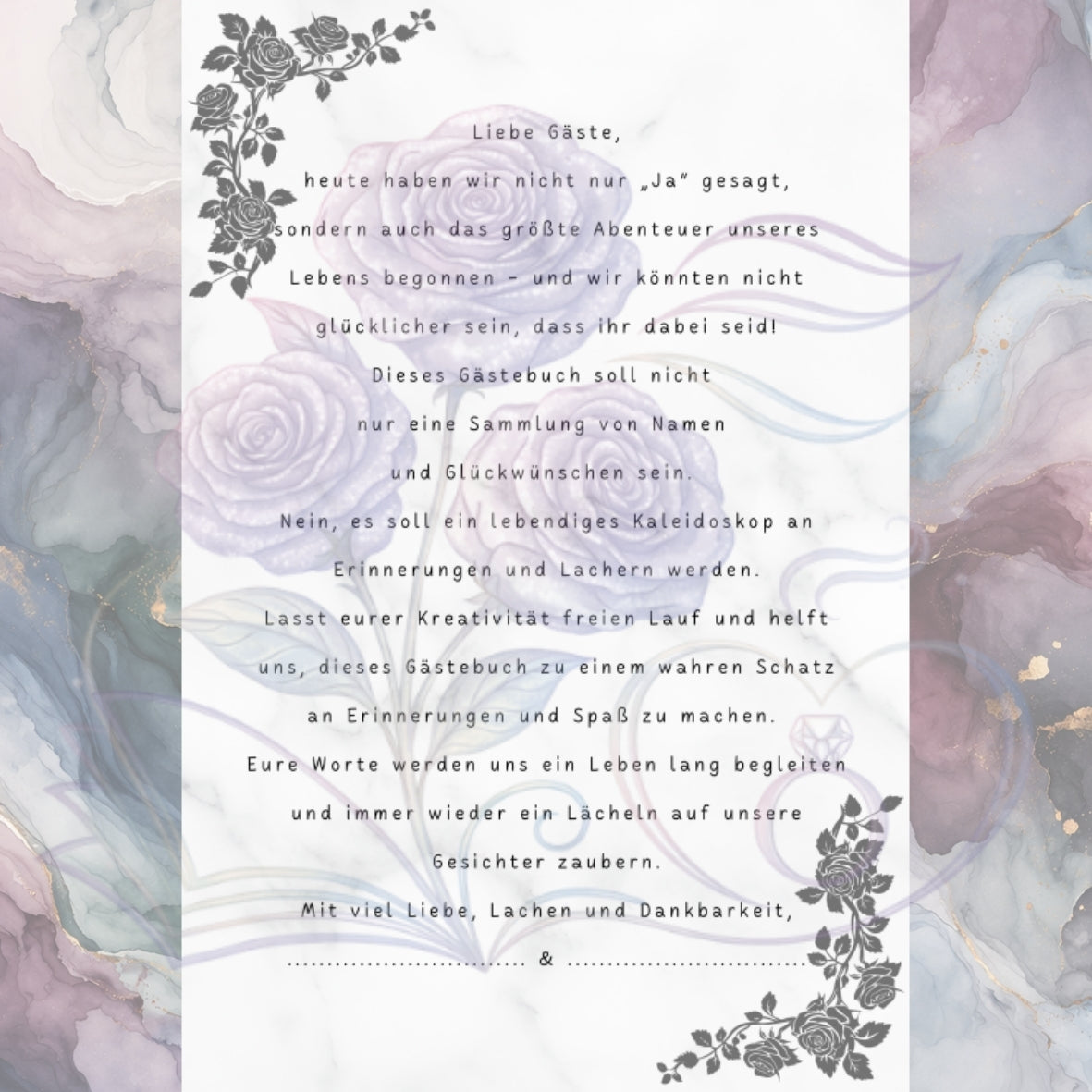 Hochzeitsgästebuch