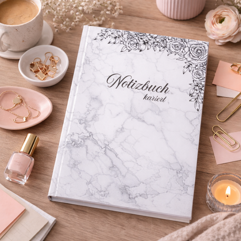Notizbuch kariert