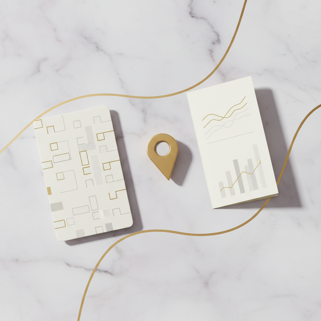Full-Service Local Business Bundle – Flat Lay Mockup