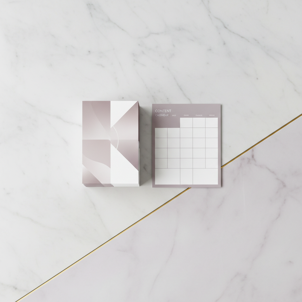 Social Media Content-Abo Basis – Flat Lay Mockup